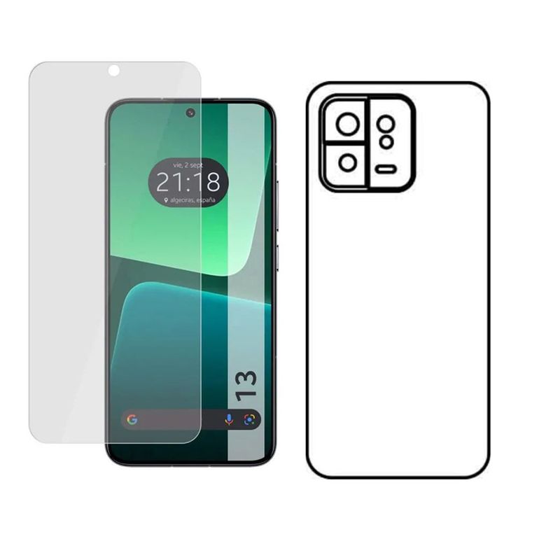 GENERICO - Protector Pantalla Y Trasero Hidrogel Para Xiaomi 13