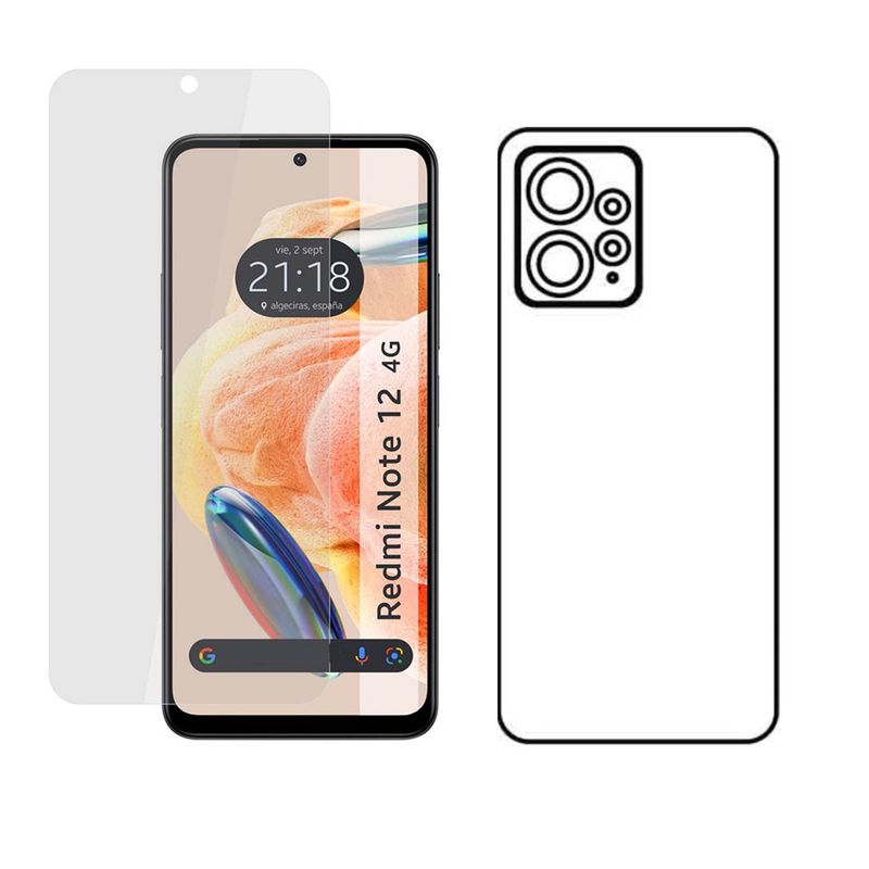 GENERICO - Protector Pantalla Y Trasero Hidrogel Xiaomi REDMI NOTE 12 4G