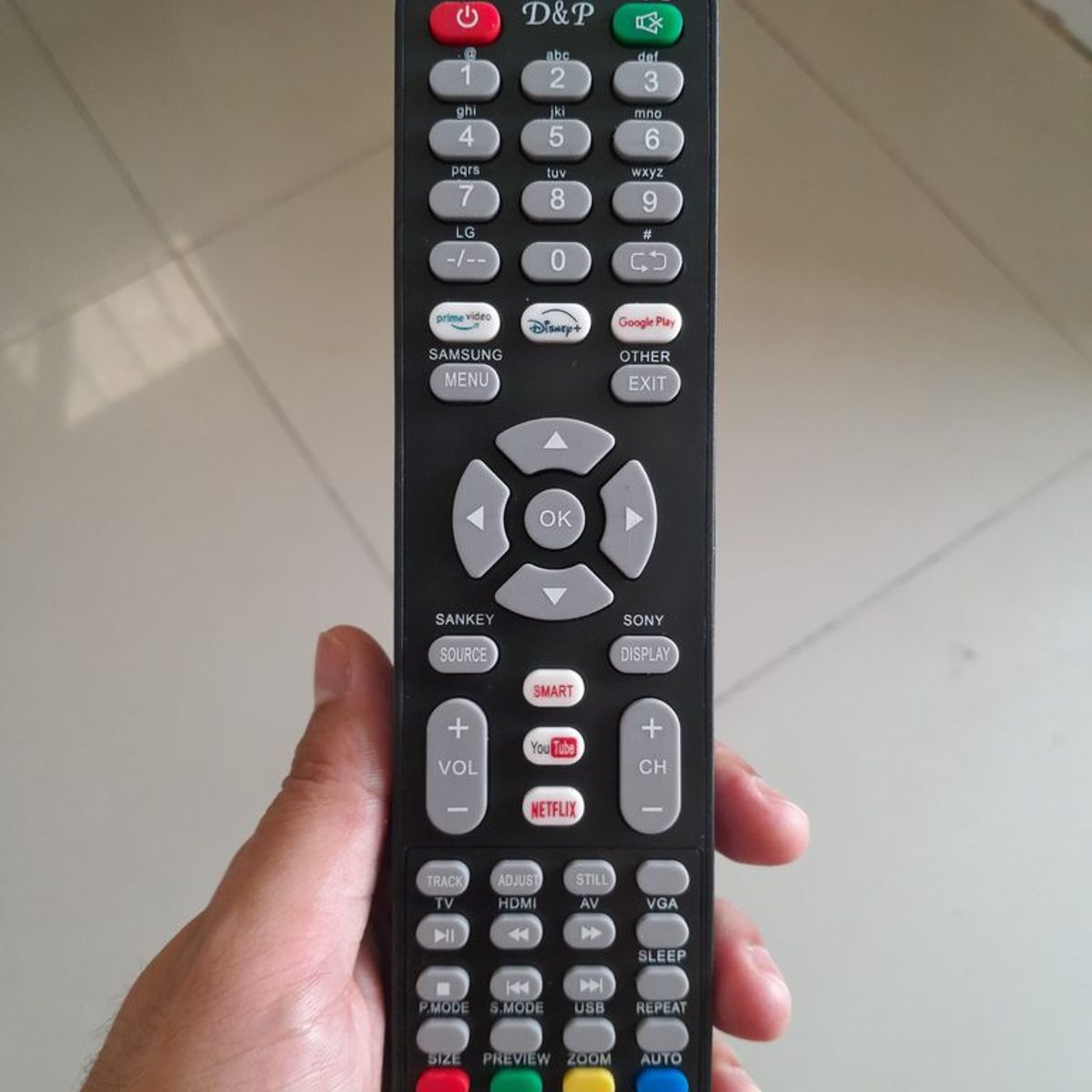 GENERICO - CONTROL REMOTO UNIVERSAL TV SAMSUNG LG SONY Y MÁS LEER DESCRIPCIÓN