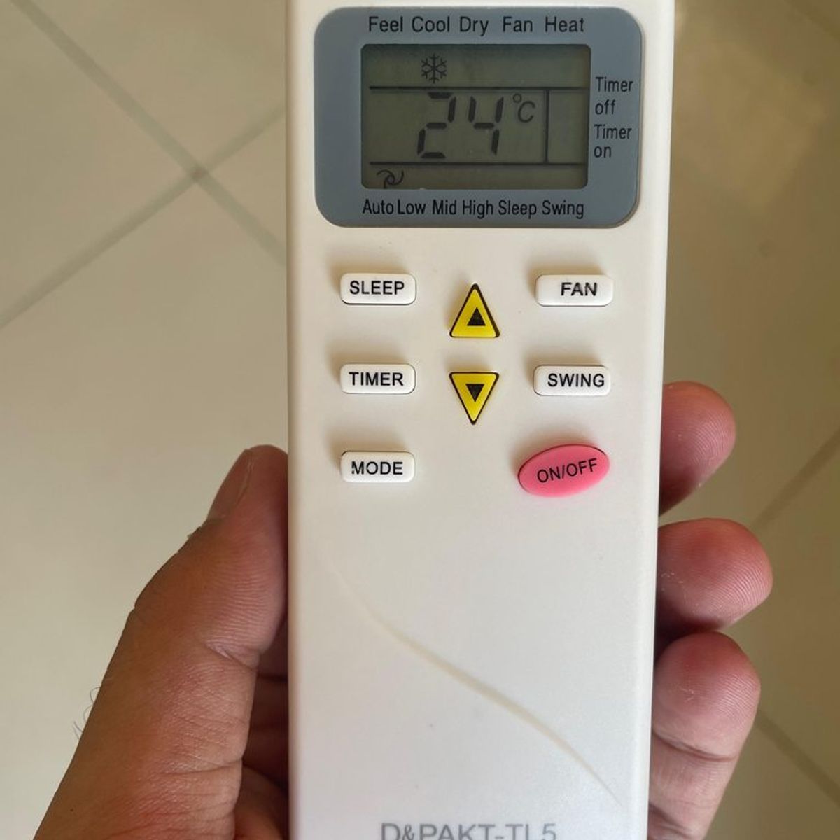 GENERICO - CONTROL PARA AIRE ACONDICIONADO ROYAL CONFORTFRESH ELECTROLUX AKT-TL5