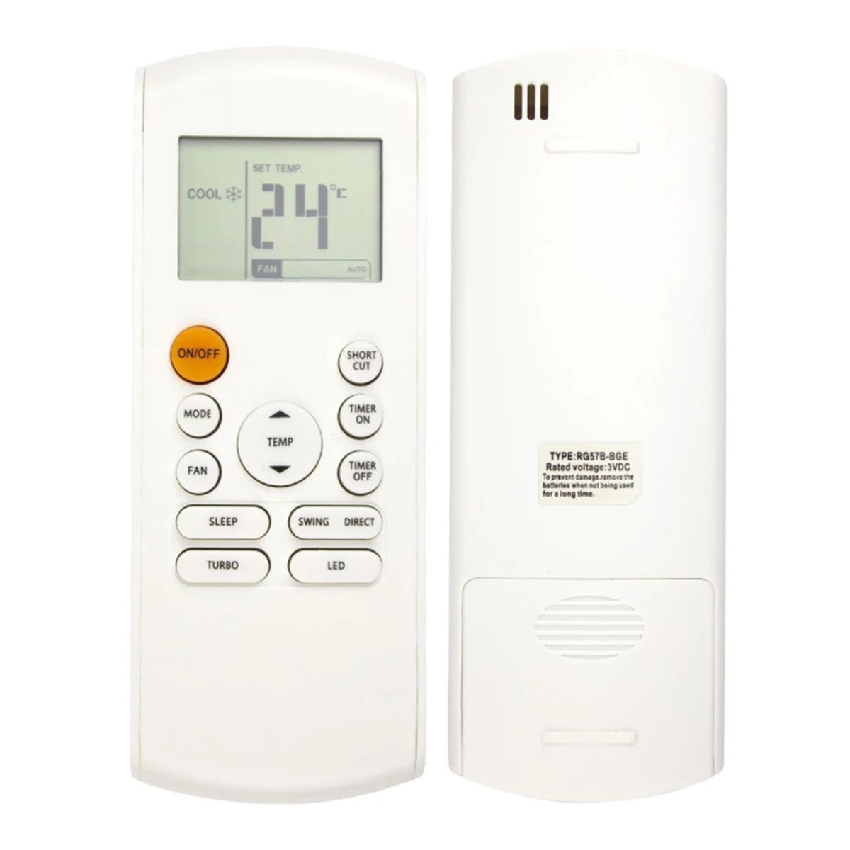 GENERICO - CONTROL REMOTO PARA AIRE ACONDICIONADO AA KALLEY Y RECCO AKT-MD8