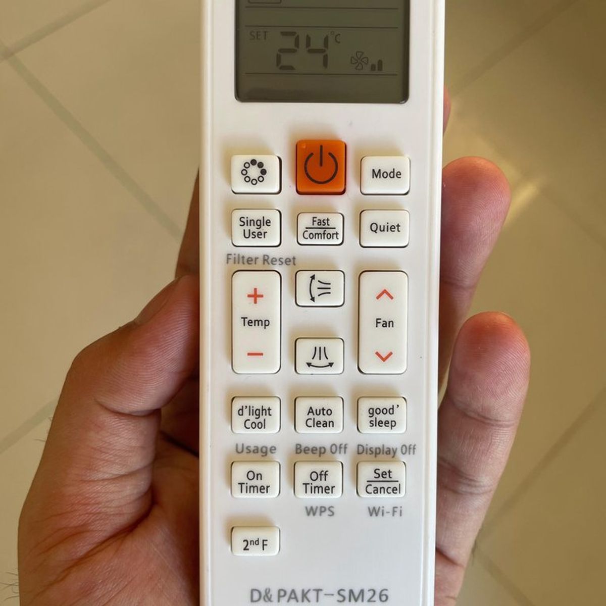 GENERICO - CONTROL PARA AIRE ACONDICIONADO SAMSUNG INVERTER CONVENCIONAL AKT-SM26