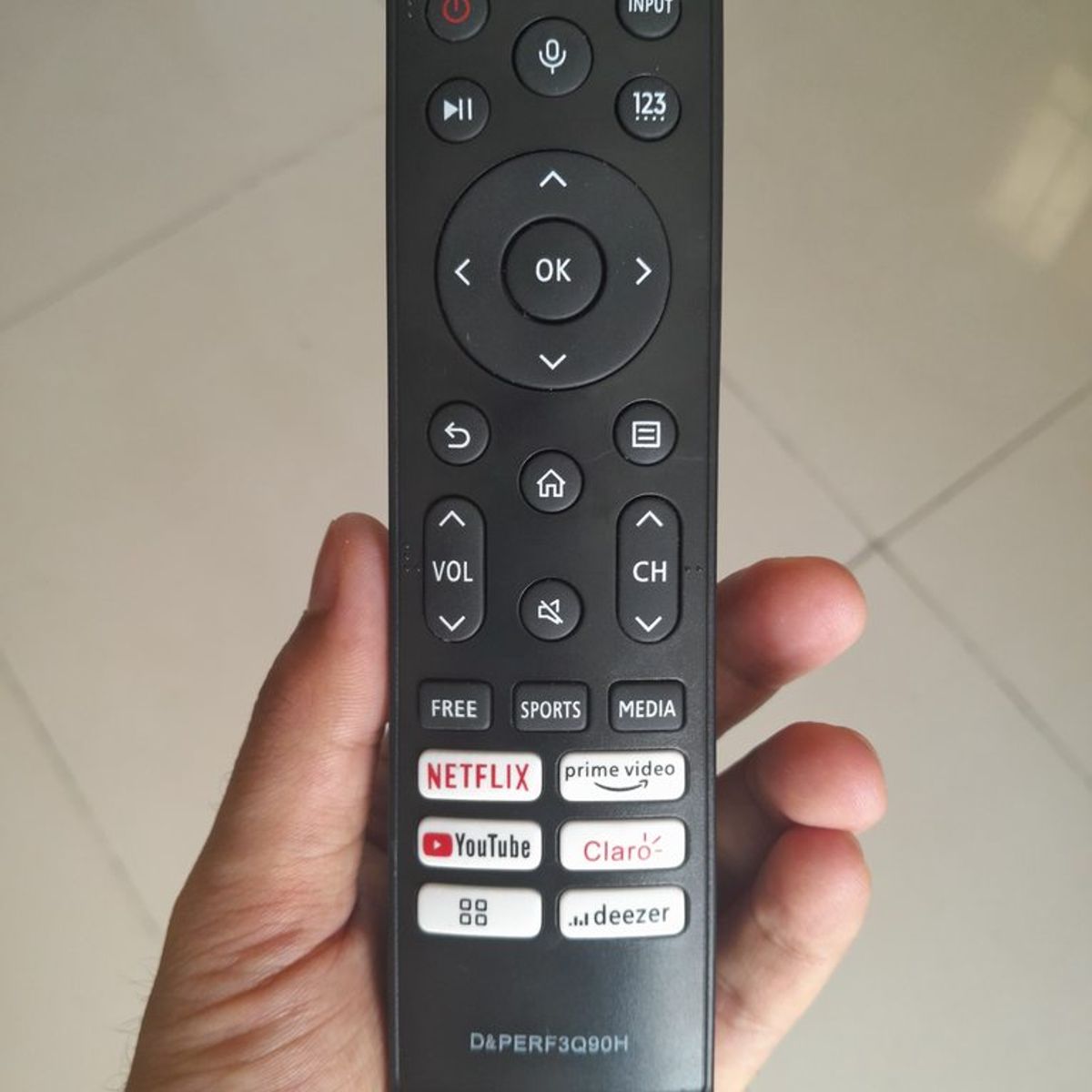 GENERICO - CONTROL REMOTO PARA HISENSE CAIXUN ERF3Q90H SMART TV  SIN VOZ