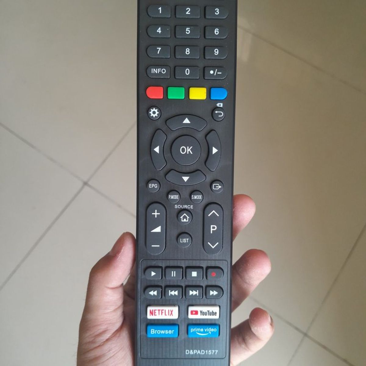 GENERICO - CONTROL REMOTO PARA HYUNDAI SIMPLY RCA AIWA AD1577 SMART TV