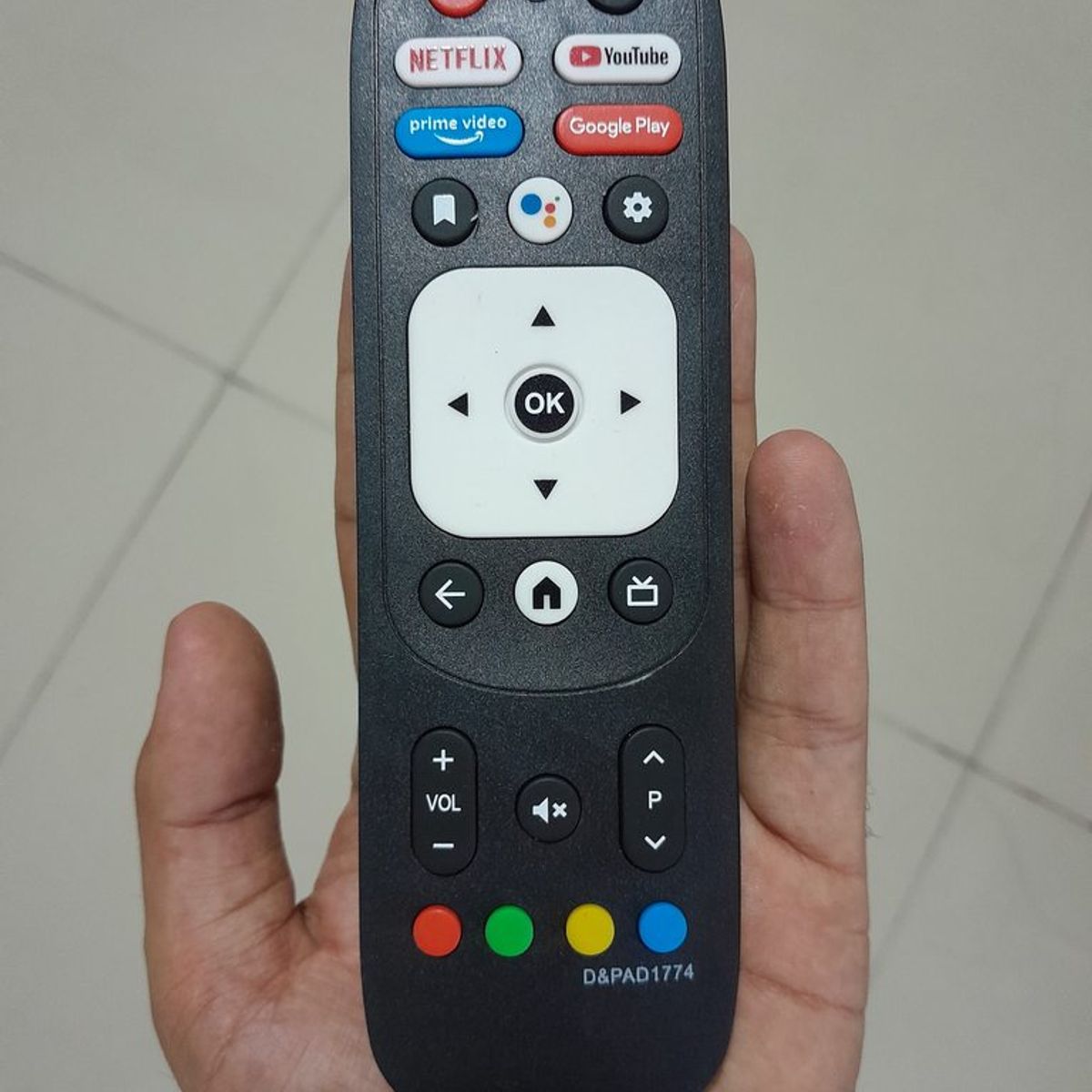 GENERICO - CONTROL REMOTO COMPATIBLE CON SMART TV JVC  SIN COMANDO DE VOZ AD1774