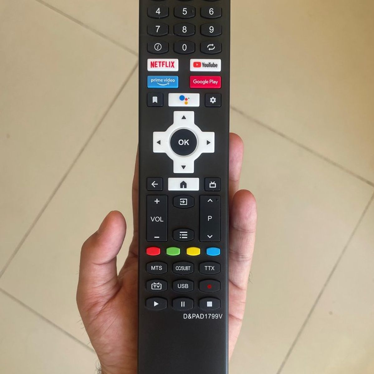 GENERICO - CONTROL REMOTO PARA SMART TV CHALLENGER OLIMPO CON VOZ  AD1799V