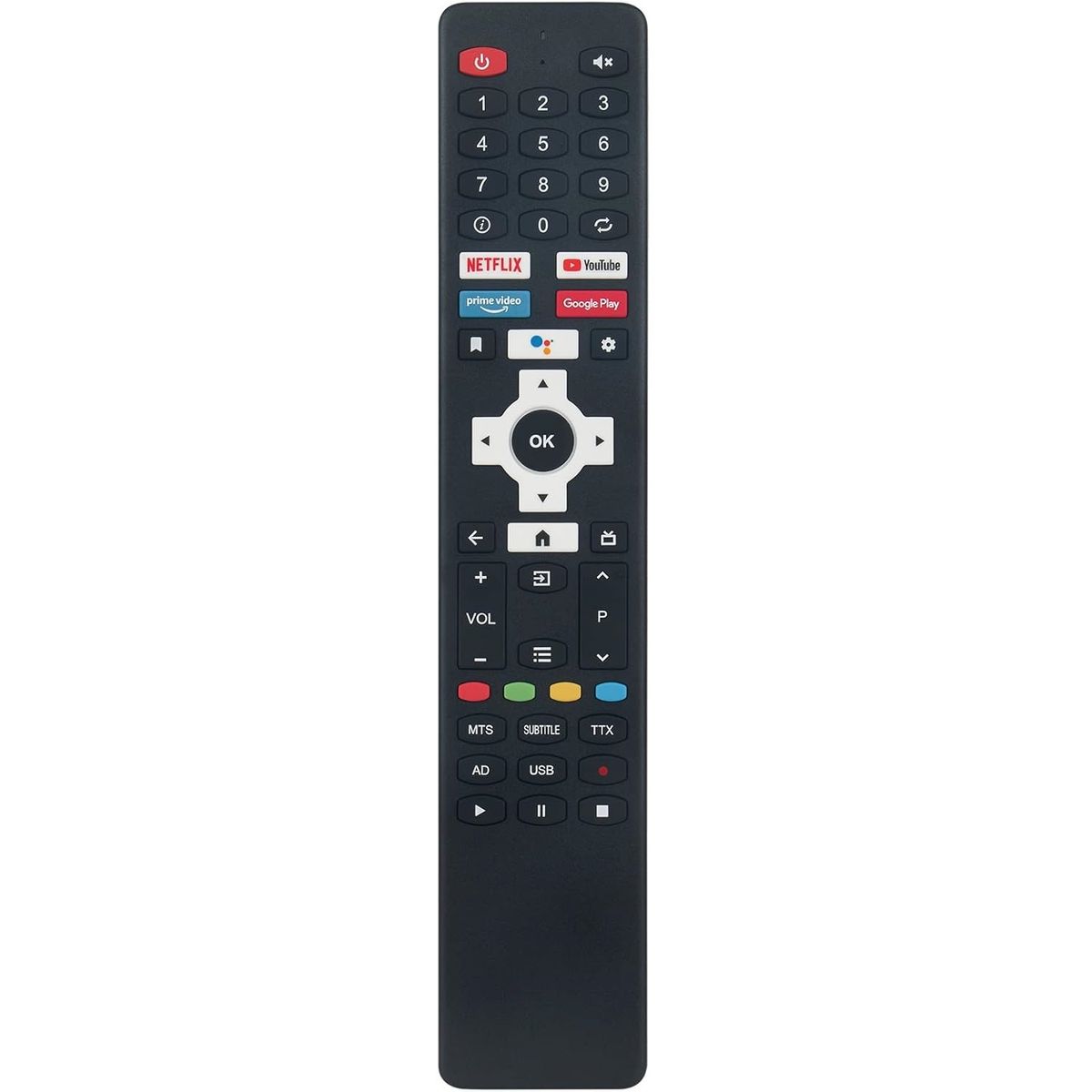 GENERICO - CONTROL REMOTO PARA SMART TV CHALLENGER OLIMPO SIN VOZ  AD1799