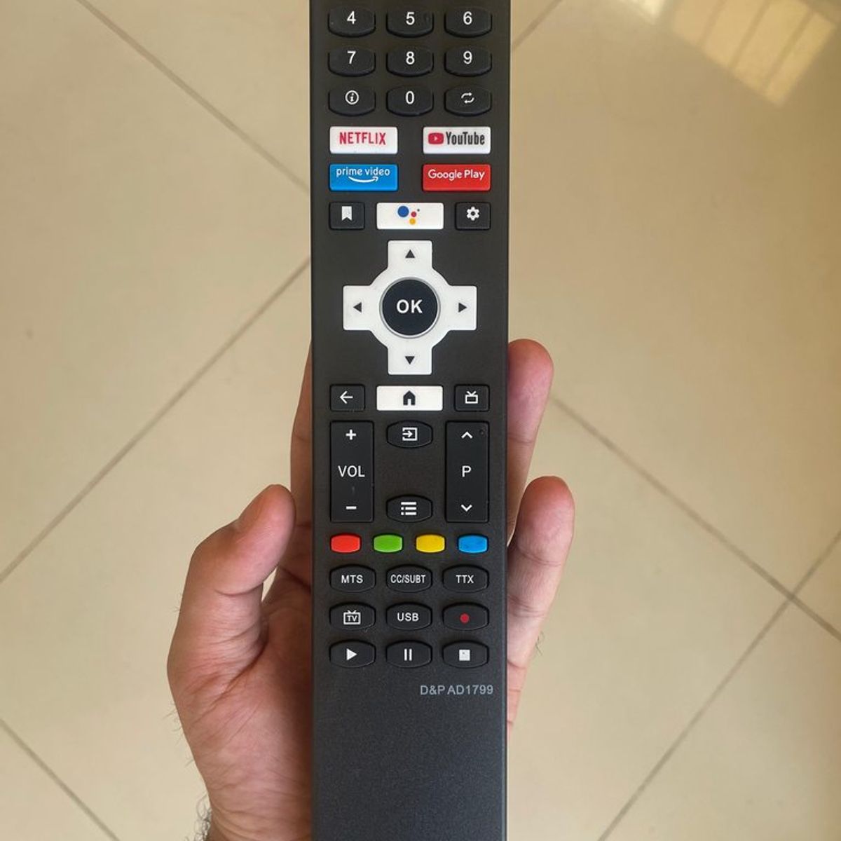 GENERICO - CONTROL REMOTO PARA SMART TV CHALLENGER OLIMPO SIN VOZ  AD1799
