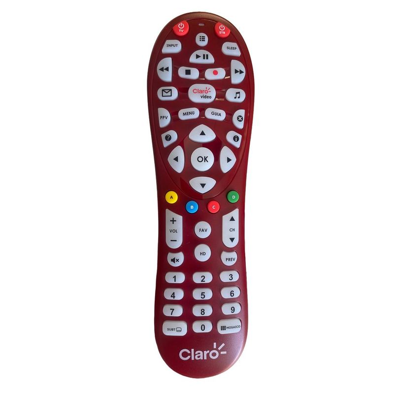 GENERICO - CONTROL REMOTO DECODIFICADOR RECEPTOR DECO CLARO NUEVO  REPUESTO