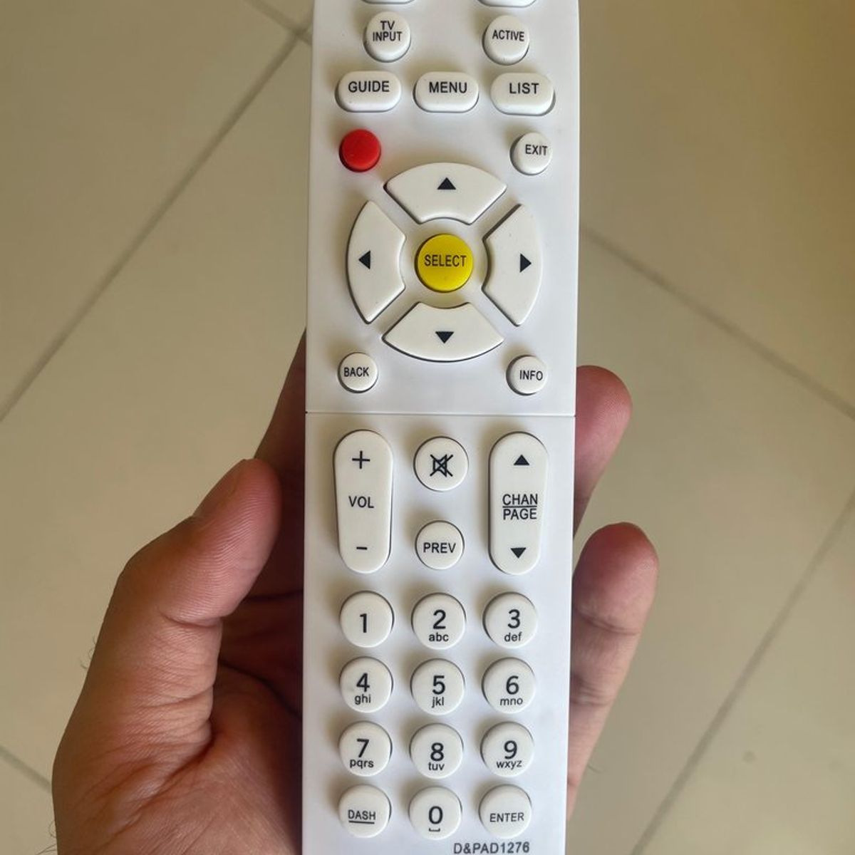 GENERICO - CONTROL REMOTO PARA DECODIFICADOR RECEPTOR DIRECTV MODELO NUEVO AD1276