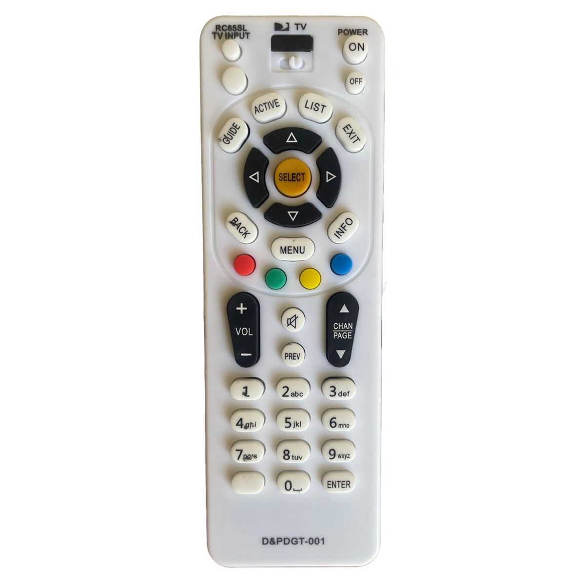 GENERICO - CONTROL REMOTO PARA DECODIFICADOR RECEPTOR DIRECTV TRADICIONAL DGT-001