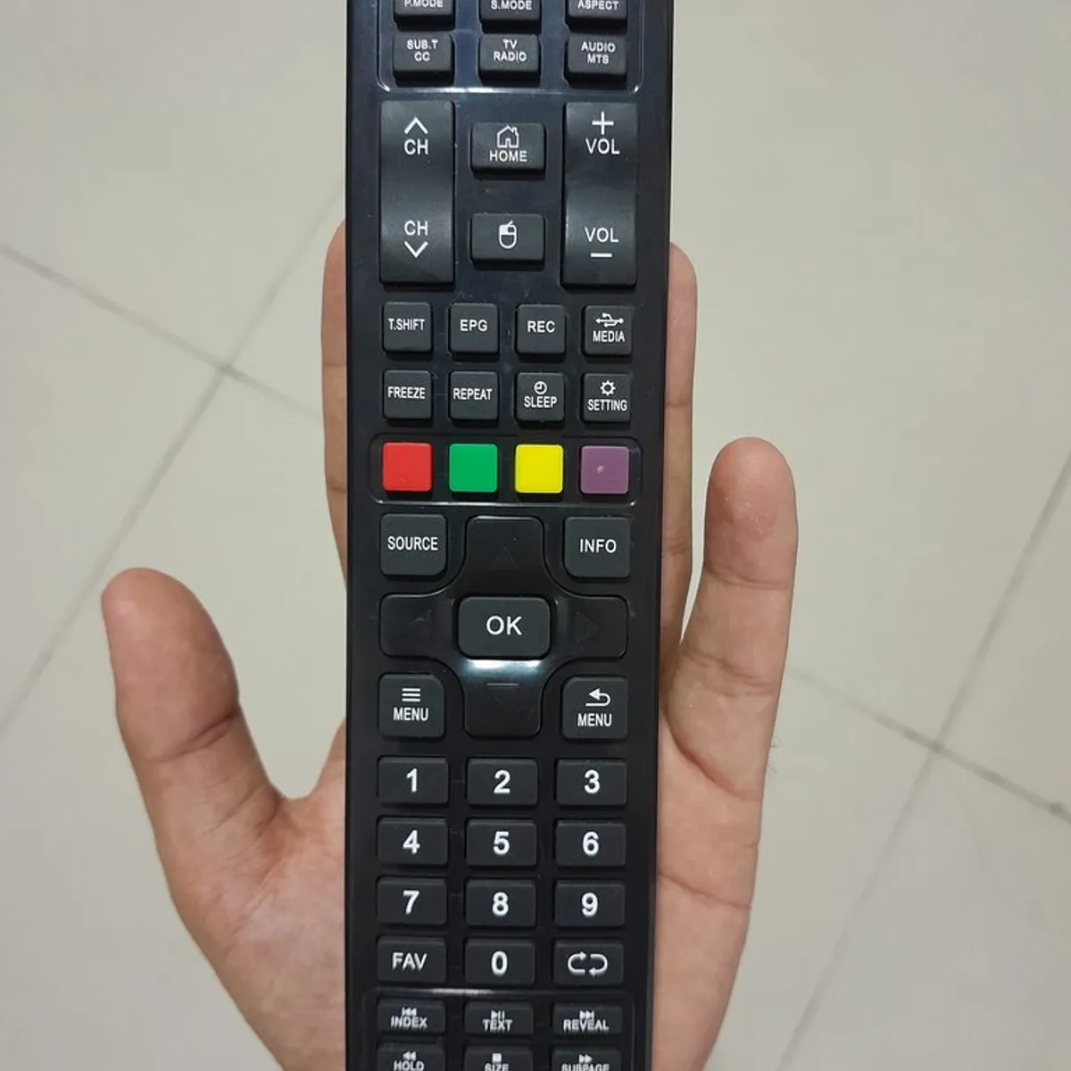 GENERICO - CONTROL REMOTO COMPATIBLE CON SANKEY SMART TV MOD 1 – REPUESTO AD1545