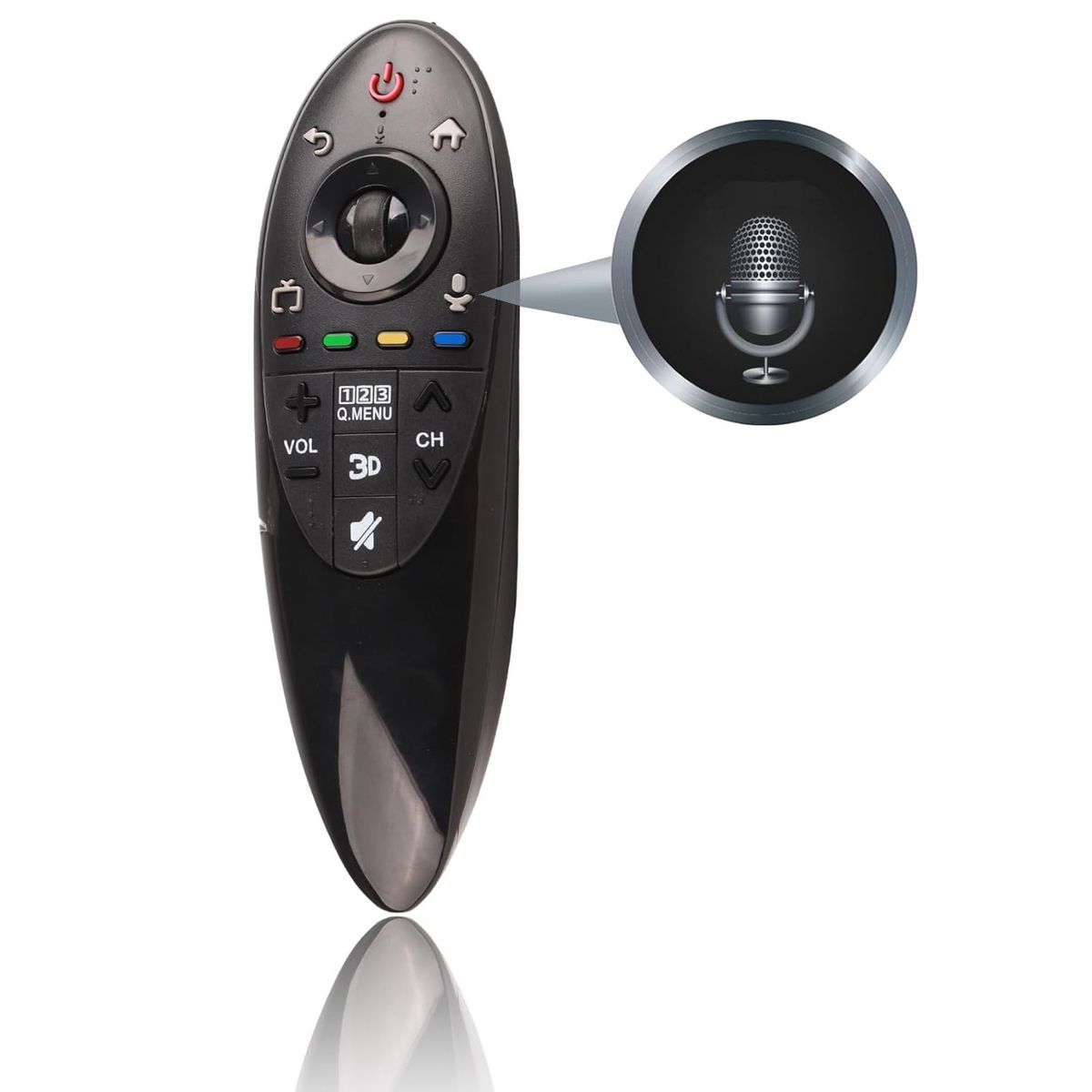 GENERICO - CONTROL PARA LG MAGIC AN-MR500 AN-MR500G CON DE VOZ Y PUNTERO