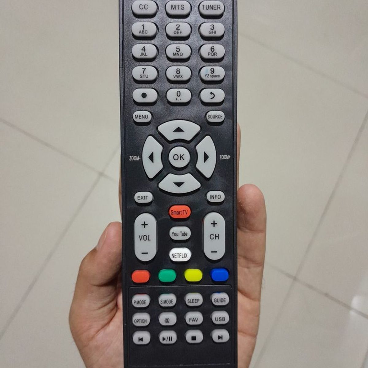 GENERICO - CONTROL REMOTO PARA OLIMPO KALLEY HYUNDAI TCL RECCO SMART TV AD1050