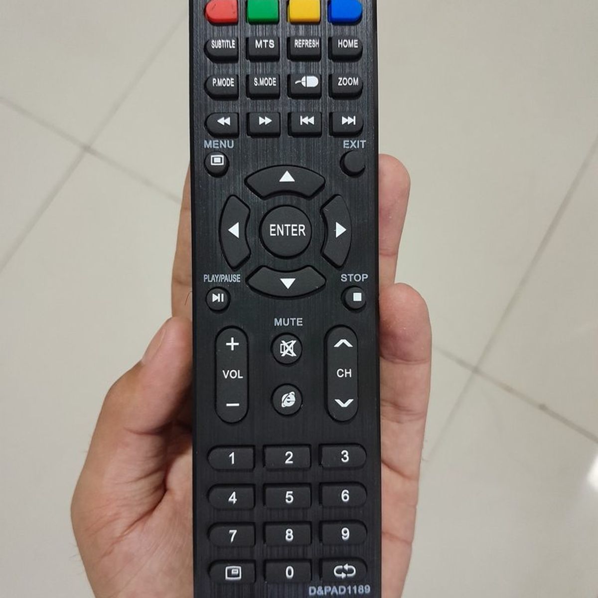 GENERICO - CONTROL REMOTO PARA TV HYUNDAI SIMPLY TOPSONIC VISIVO AD1189 REPUESTO