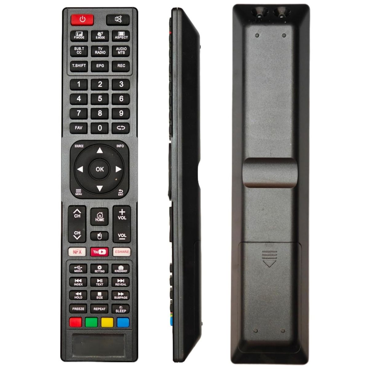 GENERICO - CONTROL REMOTO COMPATIBLE CON SANKEY SMART TV MODELO 2 – AD1545