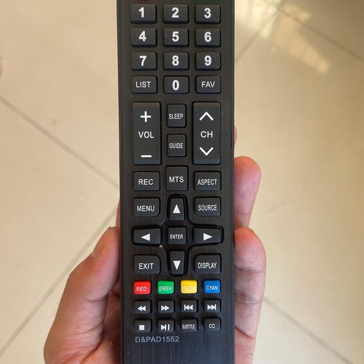 GENERICO - CONTROL REMOTO COMPATIBLE CON TV CAIXUN EXCLUSIVE JLC RECCO AD1552