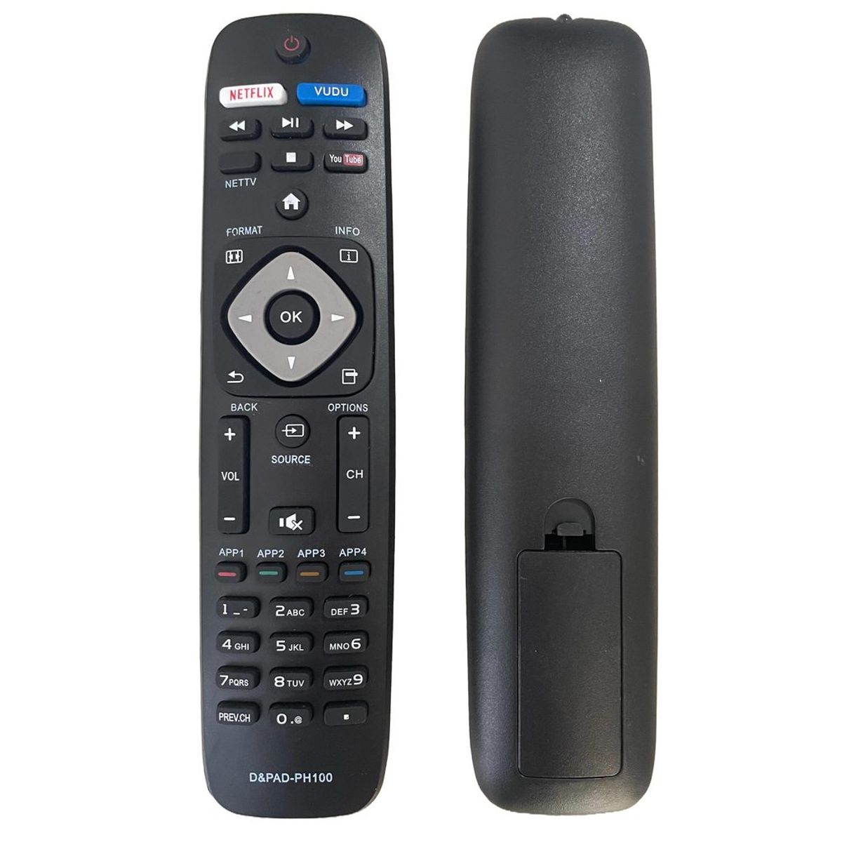 GENERICO - CONTROL REMOTO UNIVERSAL PARA TV PHILIPS  LCD LED PLASMA - PH100