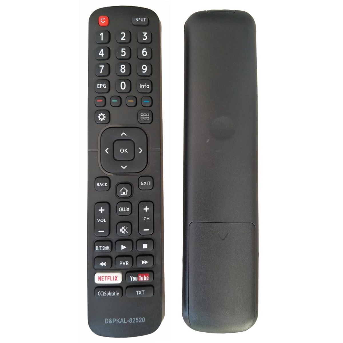 GENERICO - CONTROL REMOTO COMPATIBLE CON SMART TV KALLEY KAL-82520  REPUESTO