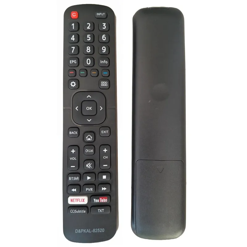 GENERICO - CONTROL REMOTO COMPATIBLE CON SMART TV KALLEY KAL-82520  REPUESTO