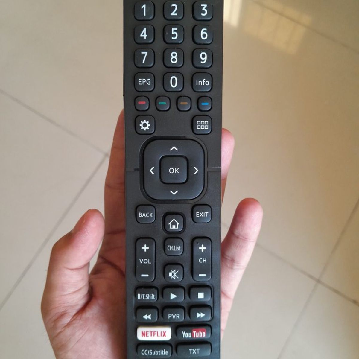 GENERICO - CONTROL REMOTO COMPATIBLE CON SMART TV KALLEY KAL-82520  REPUESTO