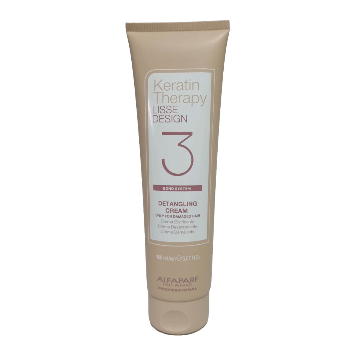 ALFAPARF MILANO - Detangling Cream Crema Desenredante 150 mL Keratin Therapy Paso 3 Keratina