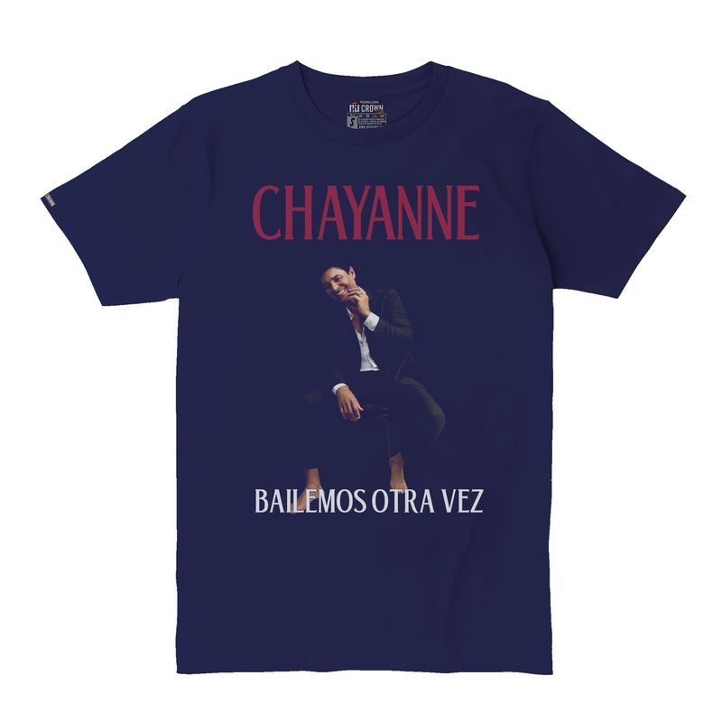 CREACIONES NU CROWN - Camiseta Chayanne Foto Sentado Bailemos Otra Vez Hombre Nu Crown