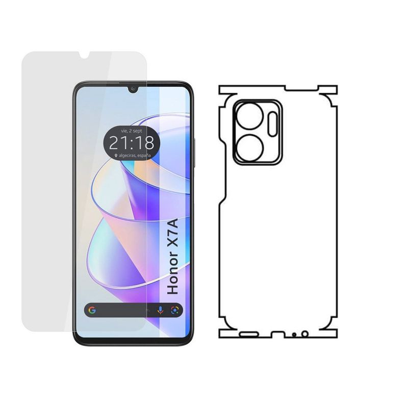 GENERICO - Protector Pantalla Y Trasero Hidrogel Para HONOR X7A