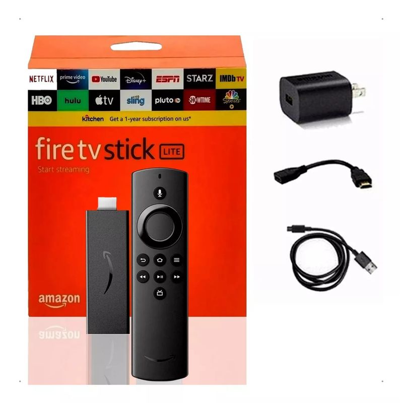AMAZON - Transmisión Full HD del Fire TV Stick Lite con control remoto