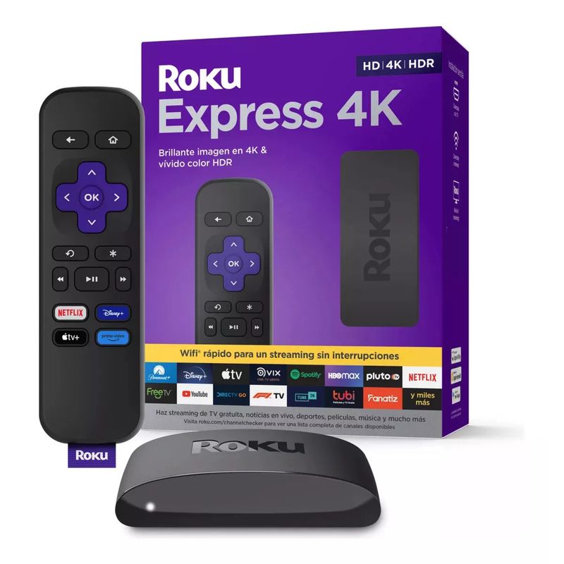 ROKU - Roku 4k Express 4K 3940 estándar 4K con 1GB de memoria RAM