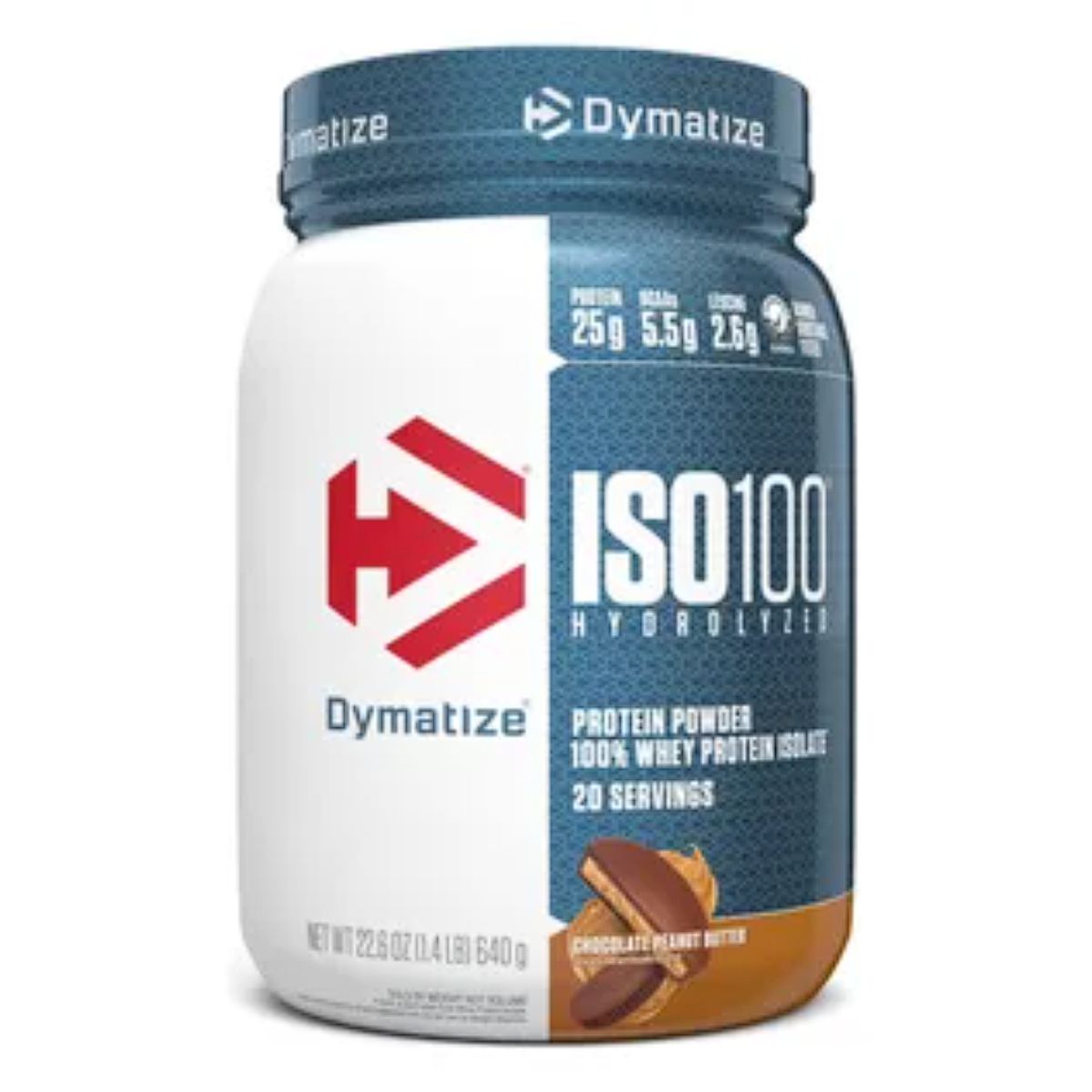 DYMATIZE - ISO100 Dymatize Mantequilla Mani 100% Hidrolizada 610g