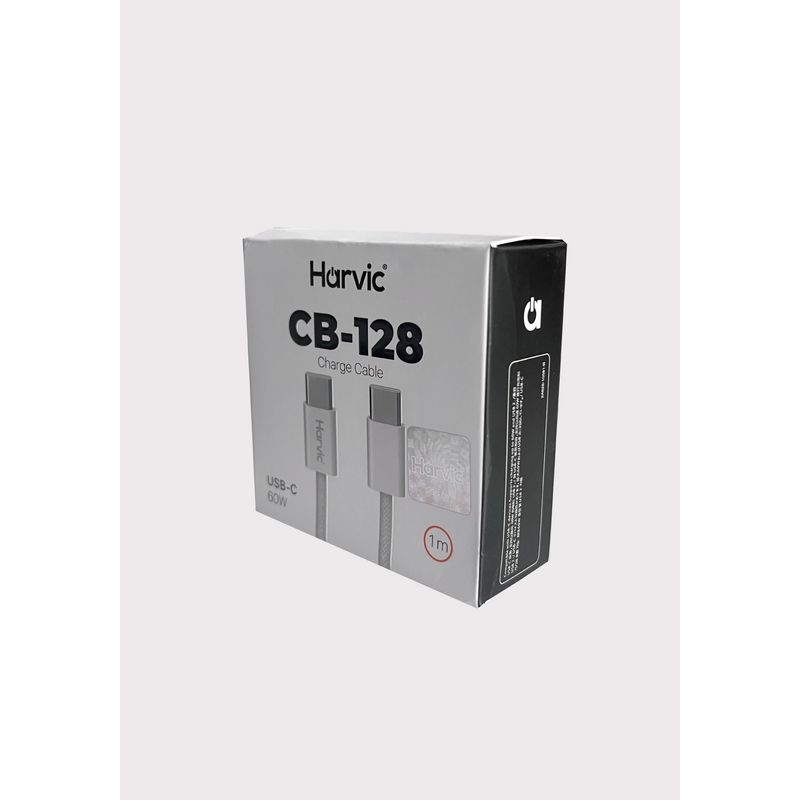 GENERICO - Cable Tipo C A Tipo C 1M 60W Harvic Reforzado