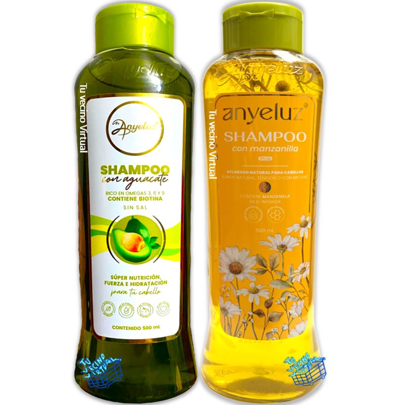 ANYELUZ - Shampoo Manzanilla y Aguacate Anyeluz