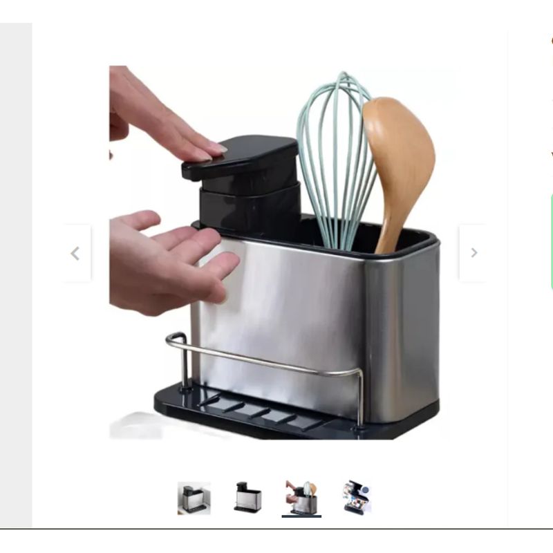 GENERICO - Dispensador de Jabón metalico alta calidad