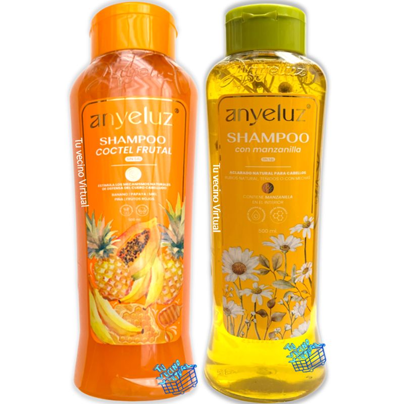 ANYELUZ - Shampoo Coctel De Frutas y Manzanilla Anyeluz