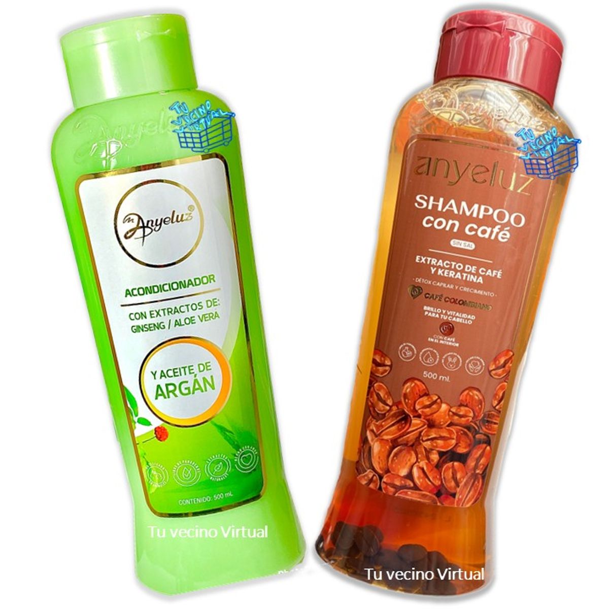 ANYELUZ - Shampoo Cafe Y Acondicionador Anyeluz