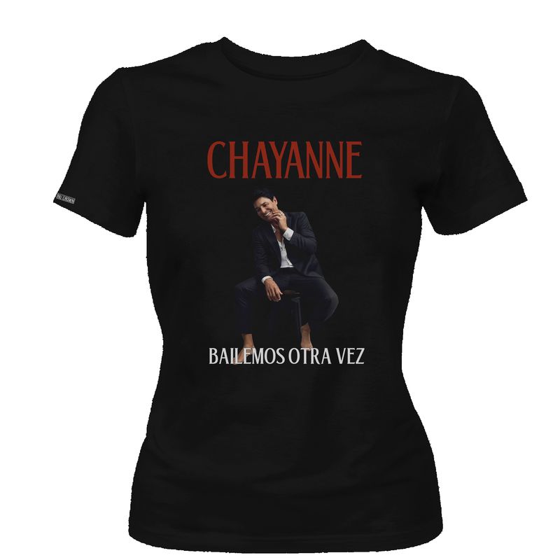 CREACIONES NU CROWN - Camiseta Dama Chayanne Foto Sentado Bailemos Otra Vez Nu Crown