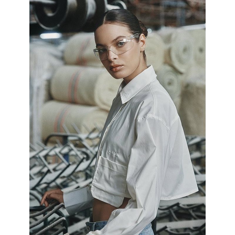 CELEIT - CELĒIT CROP CORTO IVORY