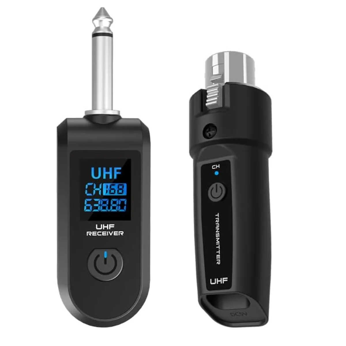 GENERICO - Sistema Inalámbrico para Micrófono Adaptador Transmisor Receptor UHF