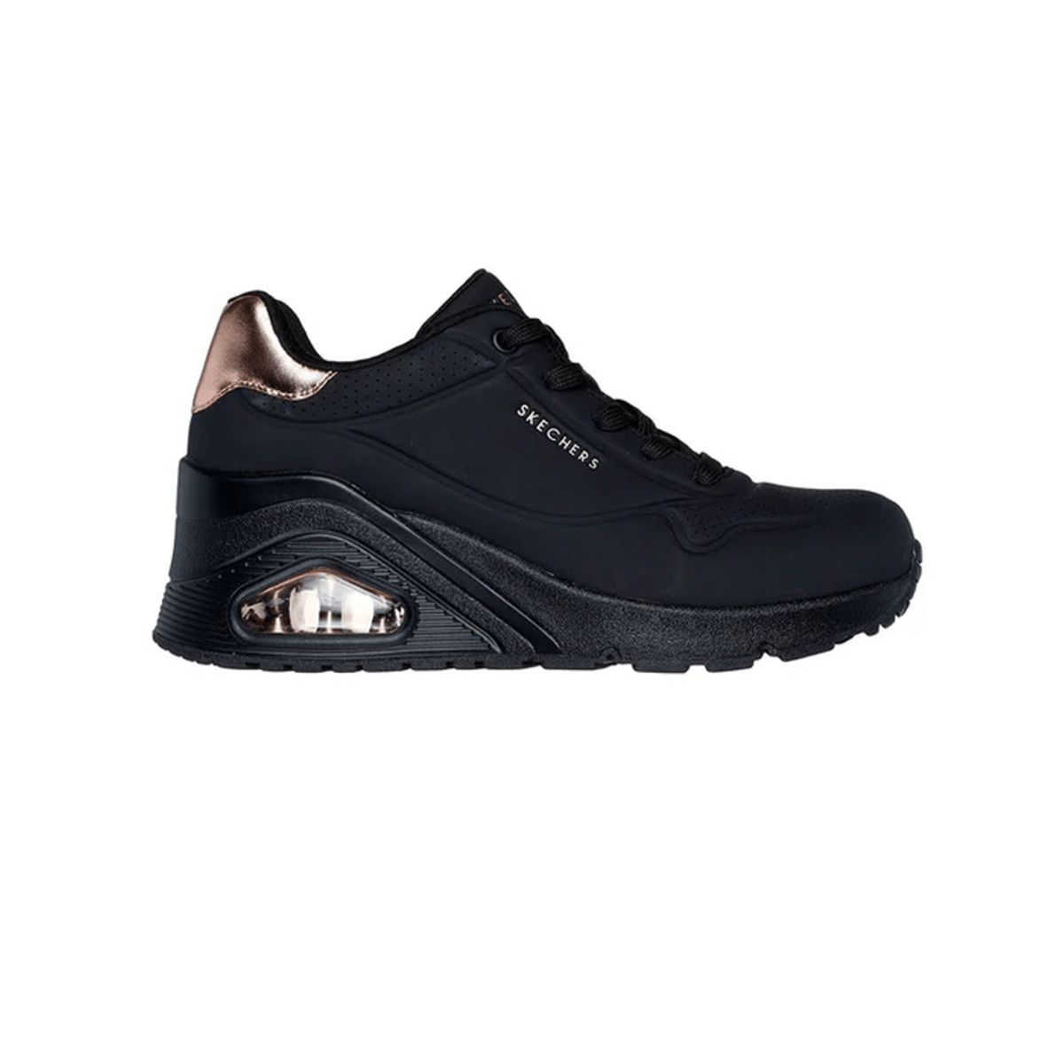SKECHERS - Tenis Skechers Para Mujer Uno Wedge - Steps Color Negro