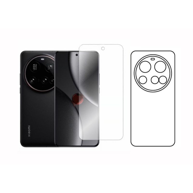 GENERICO - Protector Pantalla Y Trasero Hidrogel Para Xiaomi 15 Ultra