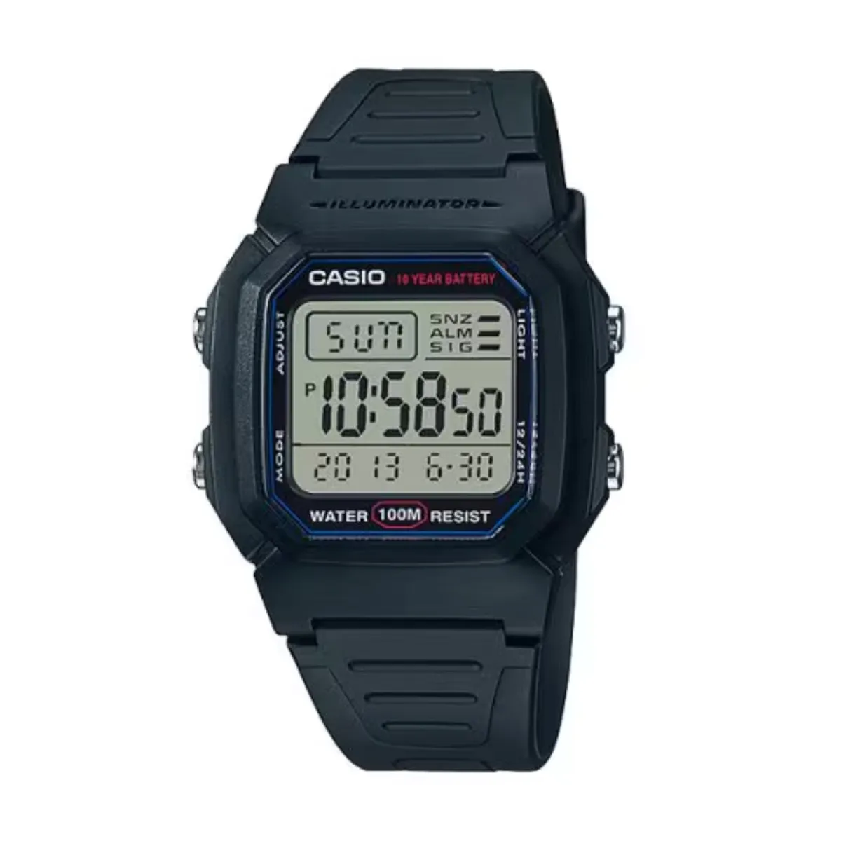CASIO - Reloj Casio W-800H-1AV Diseño Deportivo