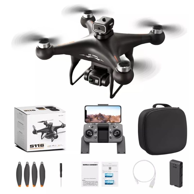 GENERICO - Dron Profesional S116 Sin Escobillas & Sensores De Proximdad