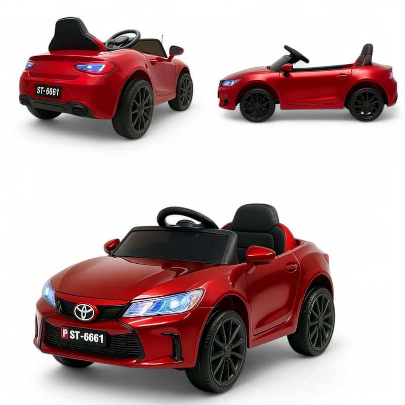 BRITOCHET - Carro Eléctrico Niño Montable Recargable 1 a 4 Años REF CAR234 ROJO