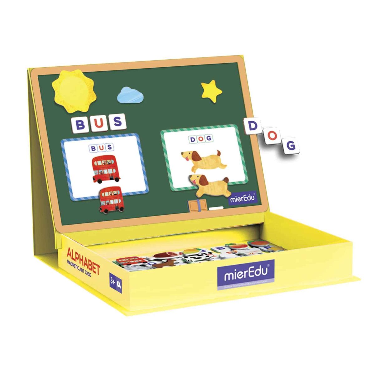 JUGANDO Y EDUCANDO - Juego Didáctico Magnético Aprende Abecedario Para Niños