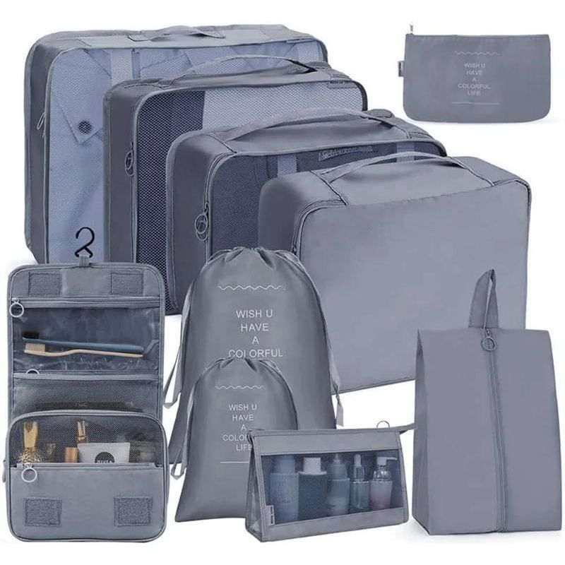 GENERICO - Kit Completo Organizador De Ropa Para Viajes - 10 Piezas