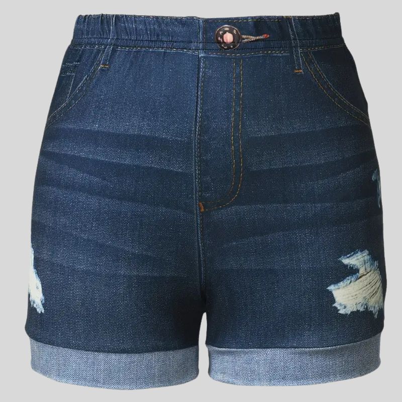 YURELKSHOP - SHORT MUJER PANTALÓN CORTO PANTALÓN INDIGO