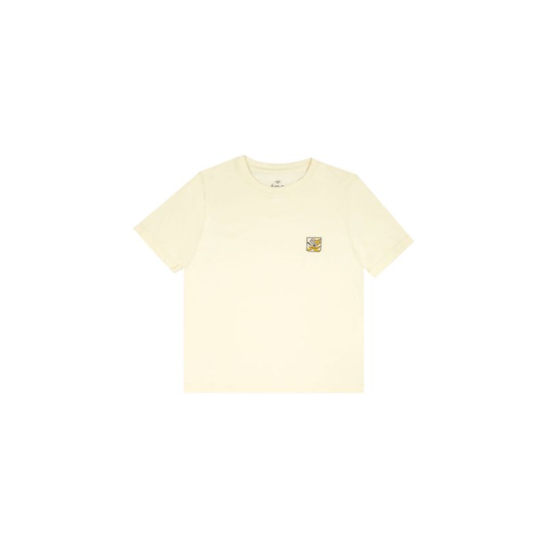 TENNIS - Camiseta básica estampada crudo para niño