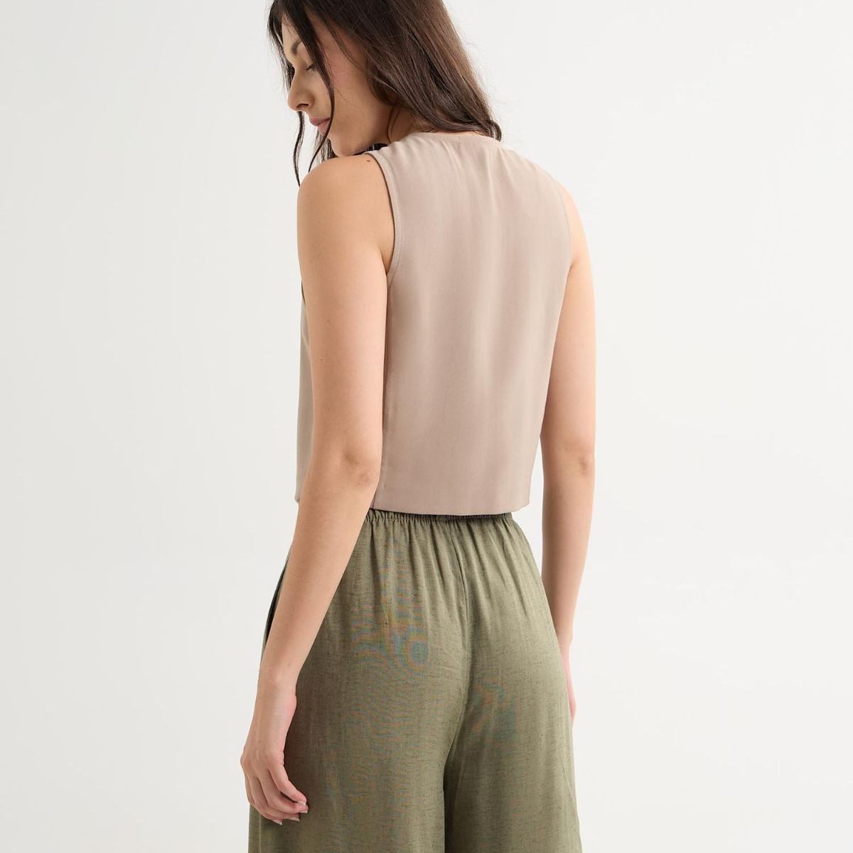 SEVEN SEVEN - Chaleco Para Mujer  Color Taupe Marca Seven Seven #28250134