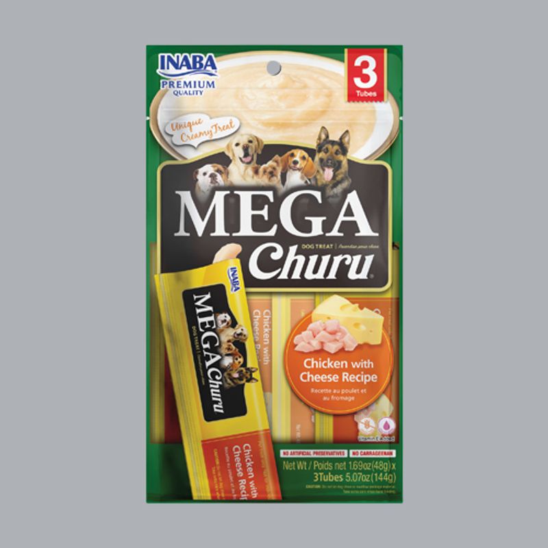 GENERICO - Mega Churu Snack Pollo con Queso Pack x3 144gr